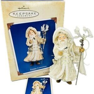 Hallmark FATHER‎ CHRISTMAS Keepsake Ornament First in Series 2004 With Box
